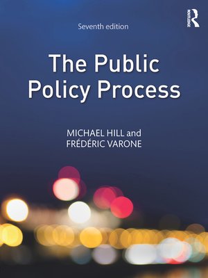 cover image of The Public Policy Process